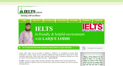 Desktop Screenshot of ieltslahore.com
